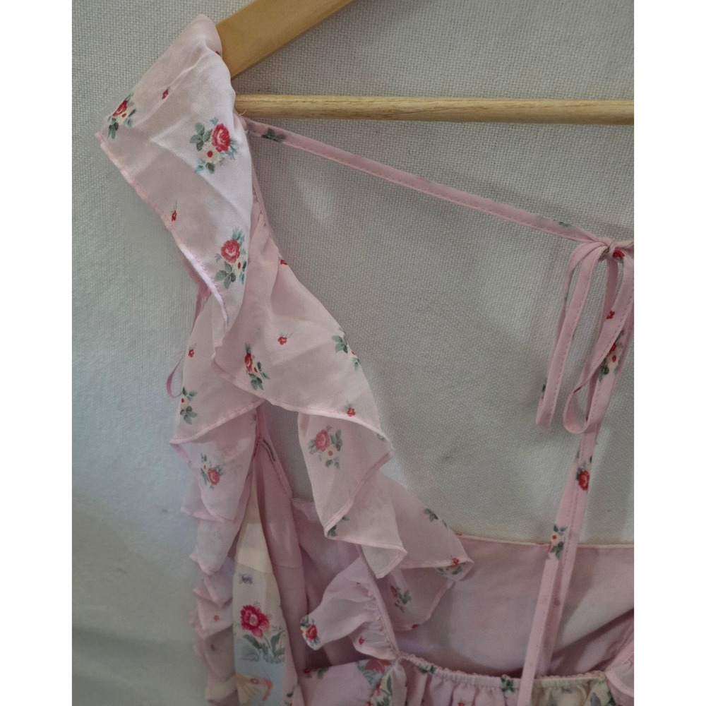 Pat a Cake Ruffles Pastel Fairy Chiffon Sun Dress Holly Hobbie Large Dolls Kil - Picture 5 of 9